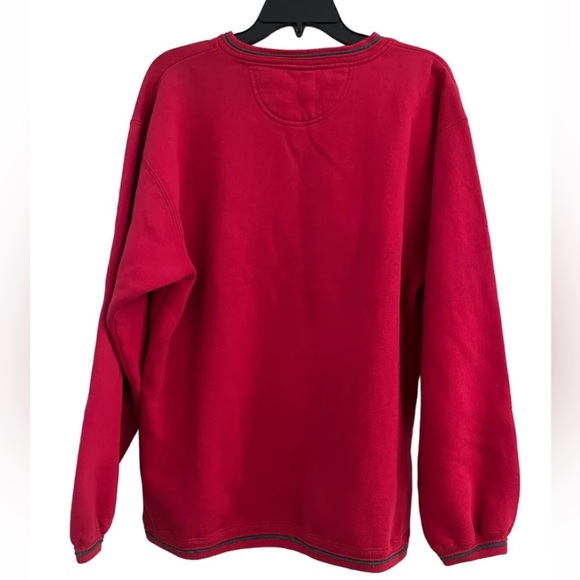 Mickey & Co Vintage 90's Classic Unisex Red Pullover Sweatshirt Size Large - Picture 2 of 5